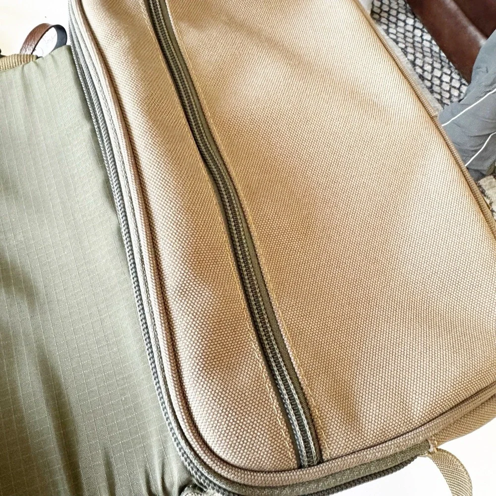 Shaun Jackson Design Khaki Lapdog Laptop Bag Mobile Workstation Work On The Go